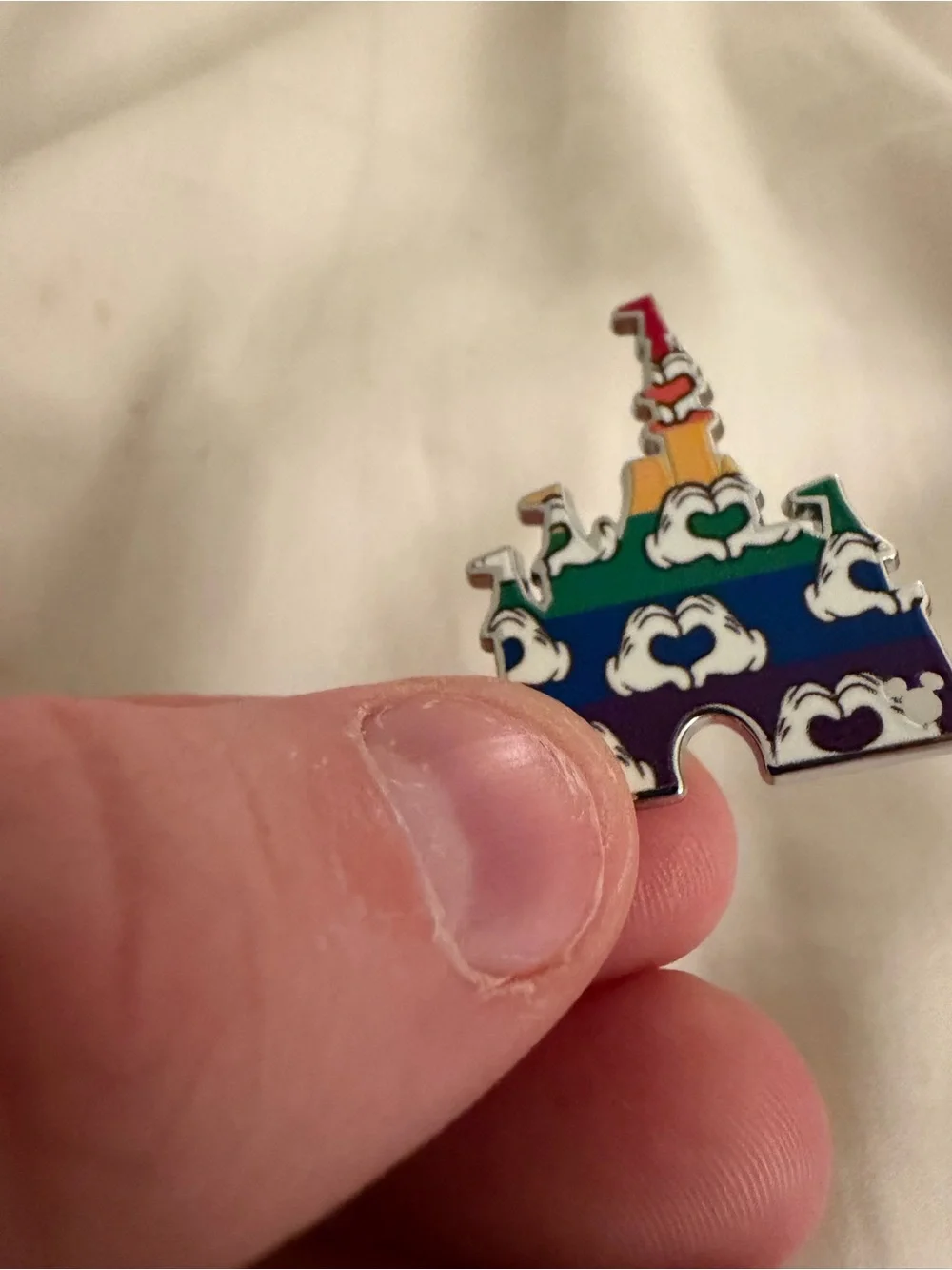 Walt Disney World Hidden Disney Mickey Castle Pin 2025 Wave B WDW Pride Rainbow